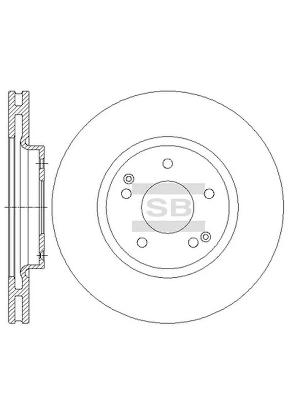 Тормозной диск SD3042 HI-Q (399308558)