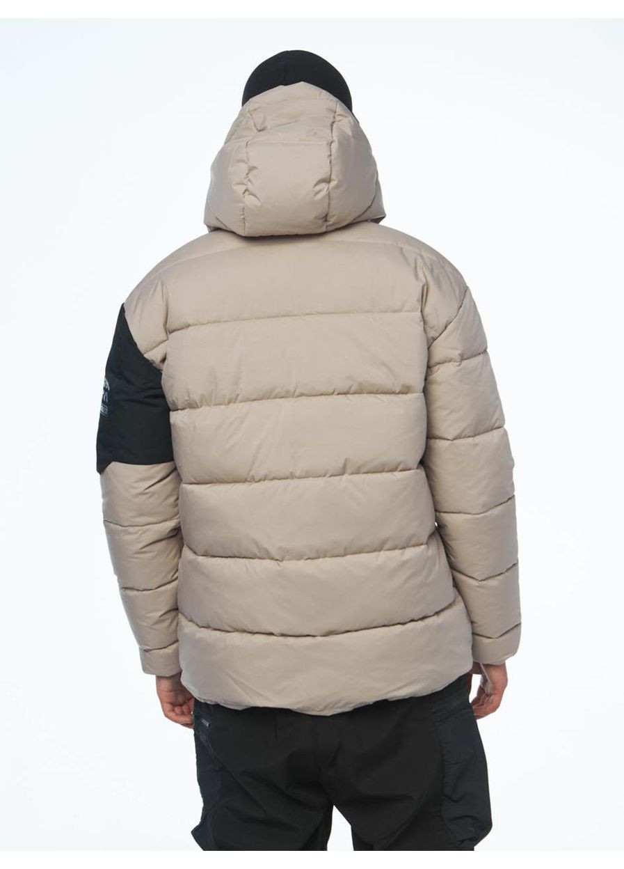 Бежевий зимній Пуховик аляска Vakko