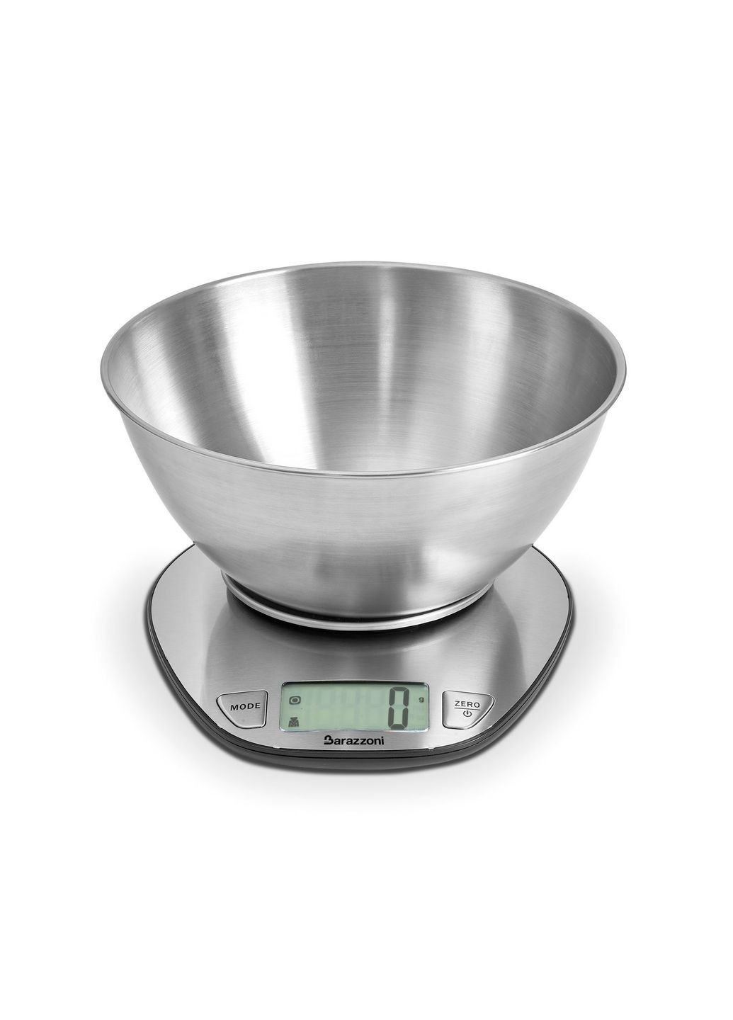 Кухонный цифровой вес с миской 22,5х21,5 см Barazzoni (289871110)