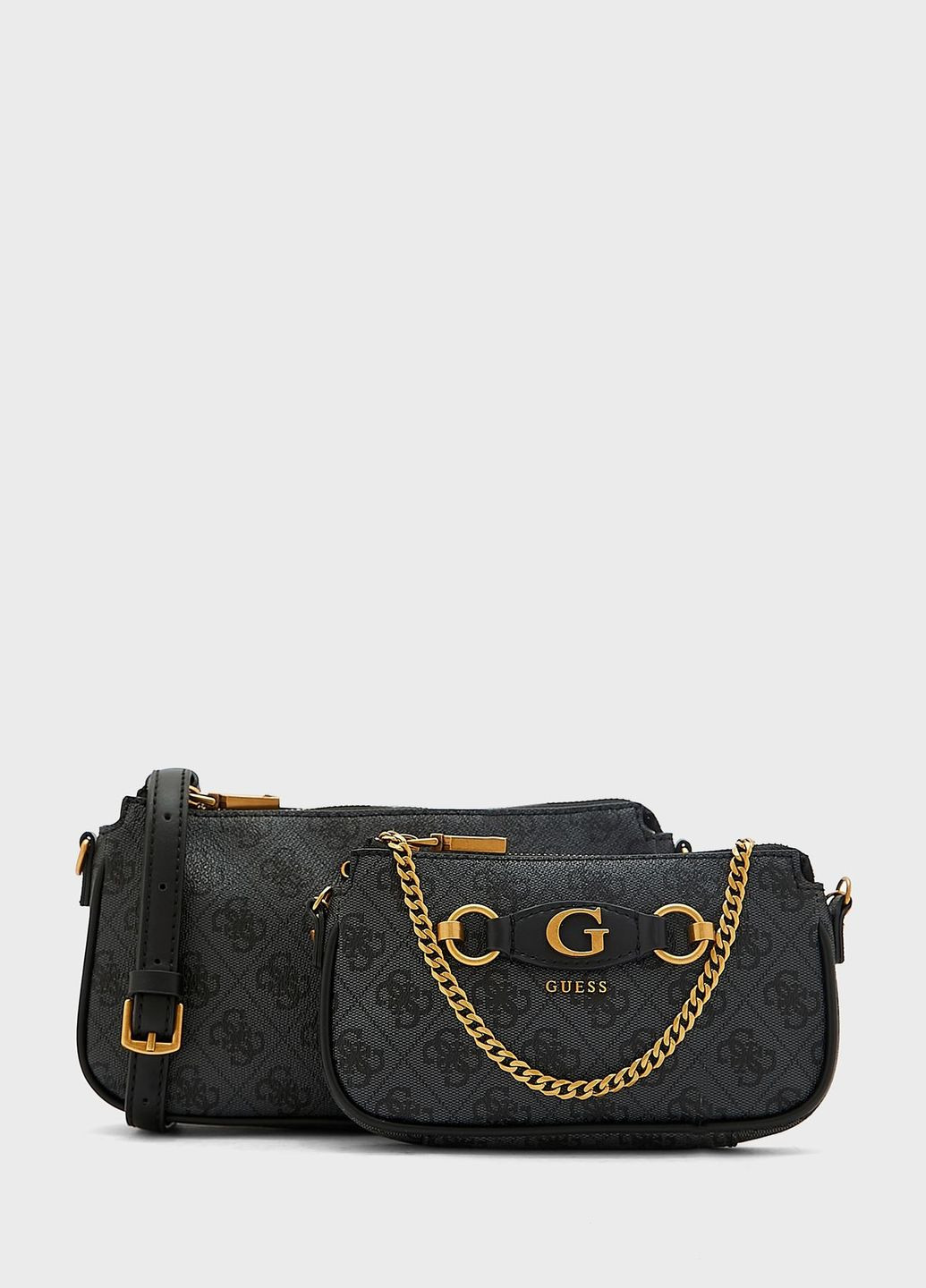 Сумка IZZY Double Pouch 865470-1 Черный Guess (317427854)