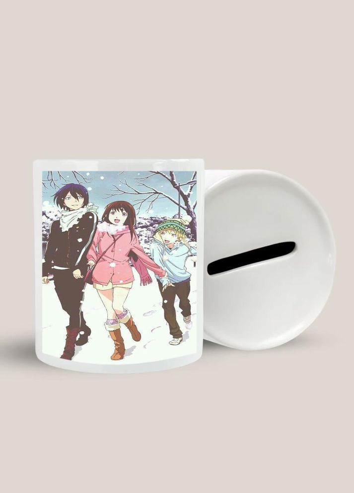 Копилка, копилка для денег Аниме Бехатний Бог #0008 белая керамическая No Brand (315046455)