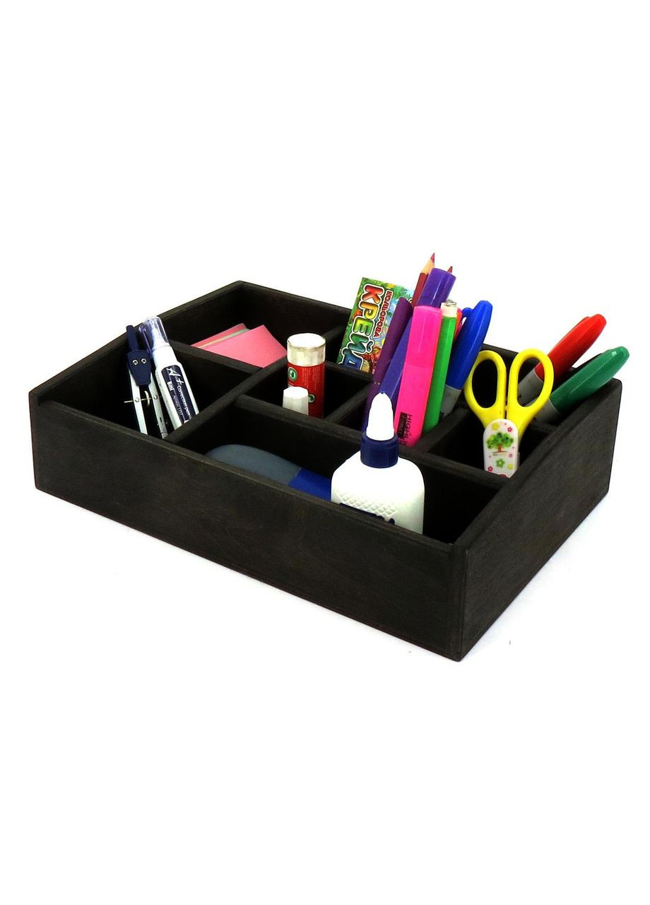 Настольный органайзер из дерева Солкертон венге (КНЦ-005112) No Brand (328228469)