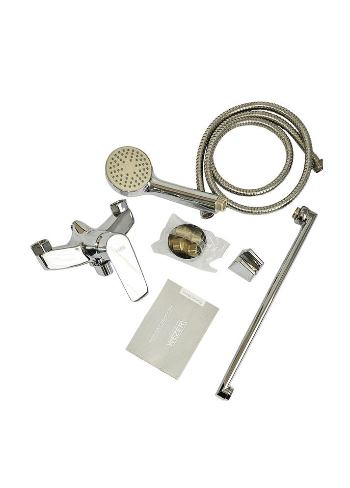 NKM1-439 ванна одноваж. довгий поворот. вилив сплав Ø 35 (хром) {10/1} Wezer (371881643)