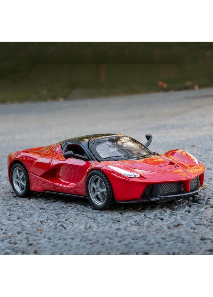 Колекційна машина Ferrari LaFerrari металева з інерційним механізмом, світлом та звуком 1:32 32163 Червоний No Brand (368792116)