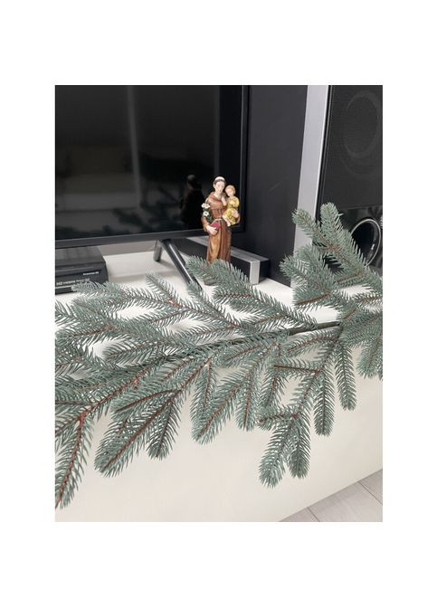 Гірлянда хвойна SGH Traditional лита 2 м блакитна HVOYA (366963992)