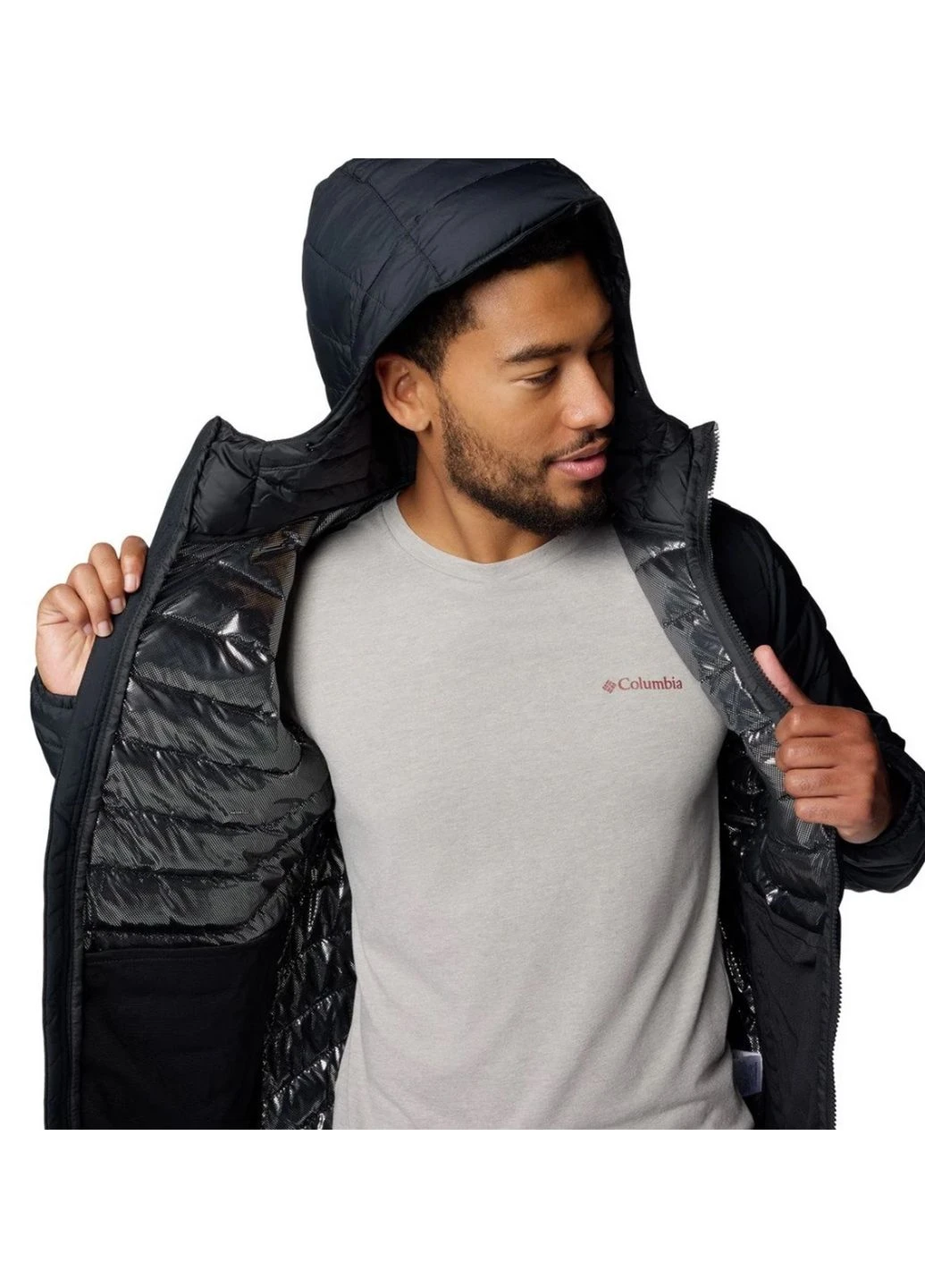Чорна куртка powder lite™ ii hooded black 2086944010 Columbia