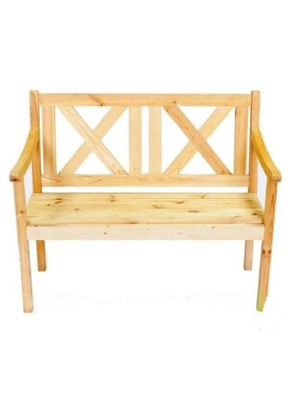 Садовая скамейка из дерева Орша 114 ваниль (СДС-111002) No Brand (328960605)