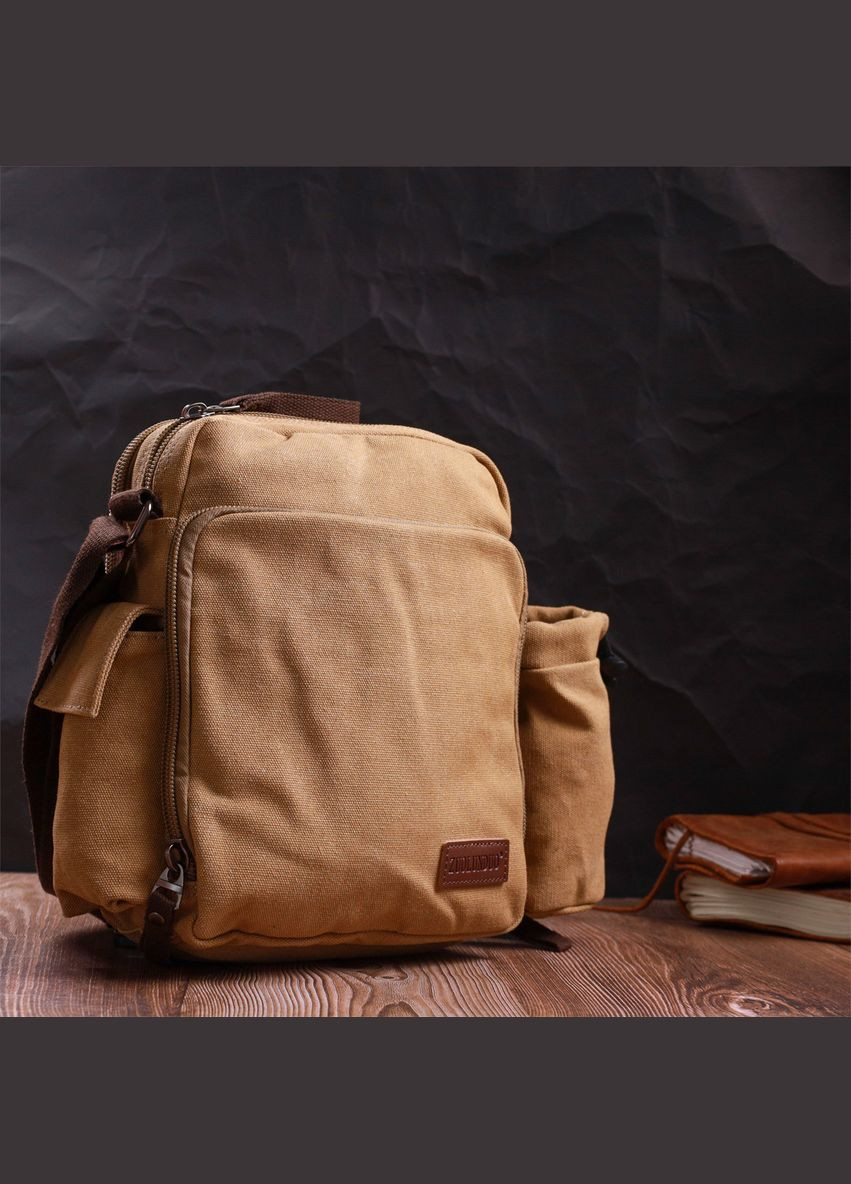 Вместительная текстильная сумка с чехлом для воды 22210 Vintage (329151927)