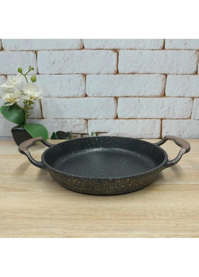 Сковорода порционная для омлета 3248-22-Bronze 22 см бронзовая OMS (335716768)