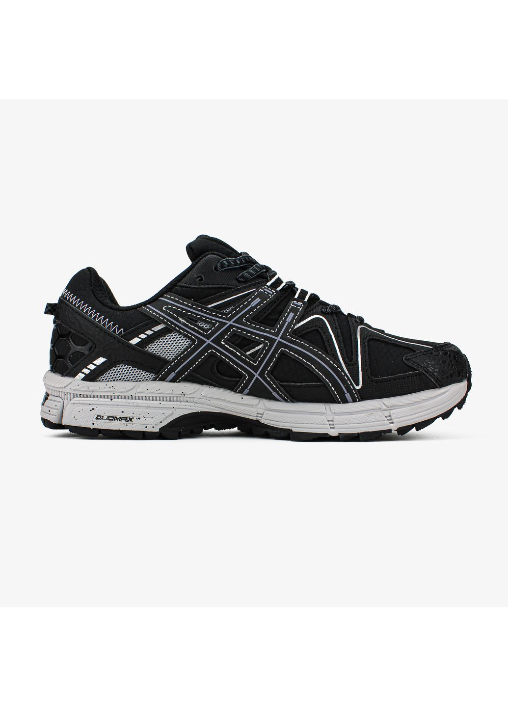 Черные всесезонные кроссовки мужские и женские asics gel-kahana 8 black white gore-tex | асикс гель-кахана 8 черные No Brand
