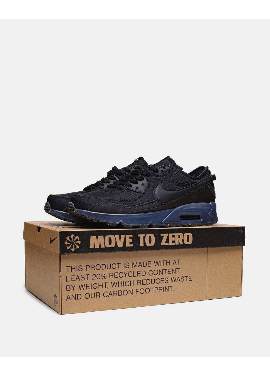 КРОССОВКИ ЖЕНСКИЕ NIKE AIR MAX 90 TERRASCAPE BLACK НАЙК АИР МАКС 90 No Brand чёрные демисезоны (367174242)