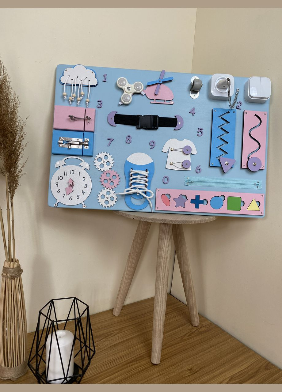 Бизиборд развивающая детская игрушка 40х60 см No Brand (355890492)