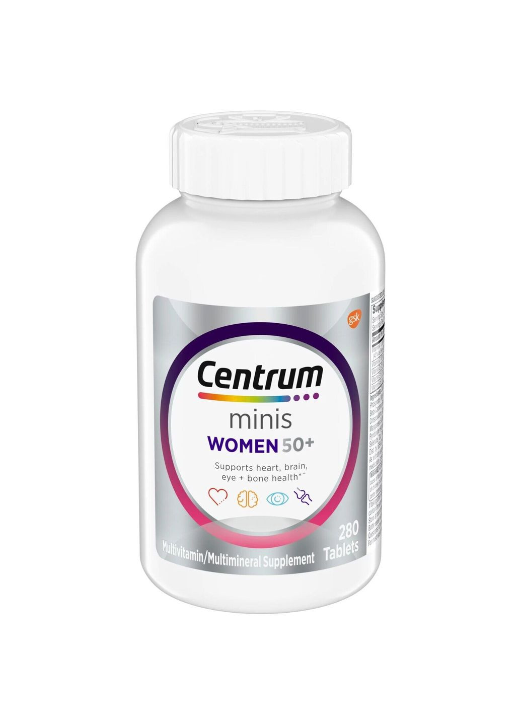 Витаминноминеральный комплекс для женщин старше 50 лет Minis Women 50+ (280 таблеток на 140 дней) Centrum (280265926)