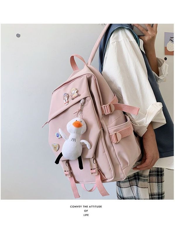 Женский рюкзак, школьный рюкзак 1338 Pink No Brand (362475043)