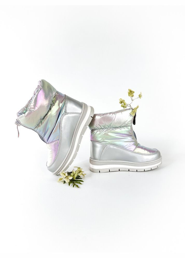 Серые зимние дутики 22 г 15 см серый артикул з217 Weestep