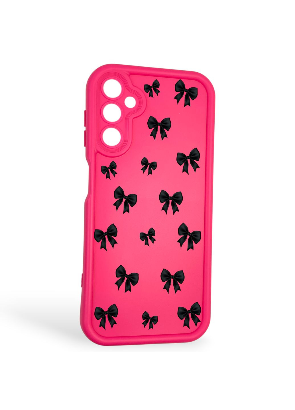 Чохол силіконовий Soft Touch з 3D принтом для Galaxy A14 5G (SM-A146) малиновий (Повний захист камери) Samsung (371652978)