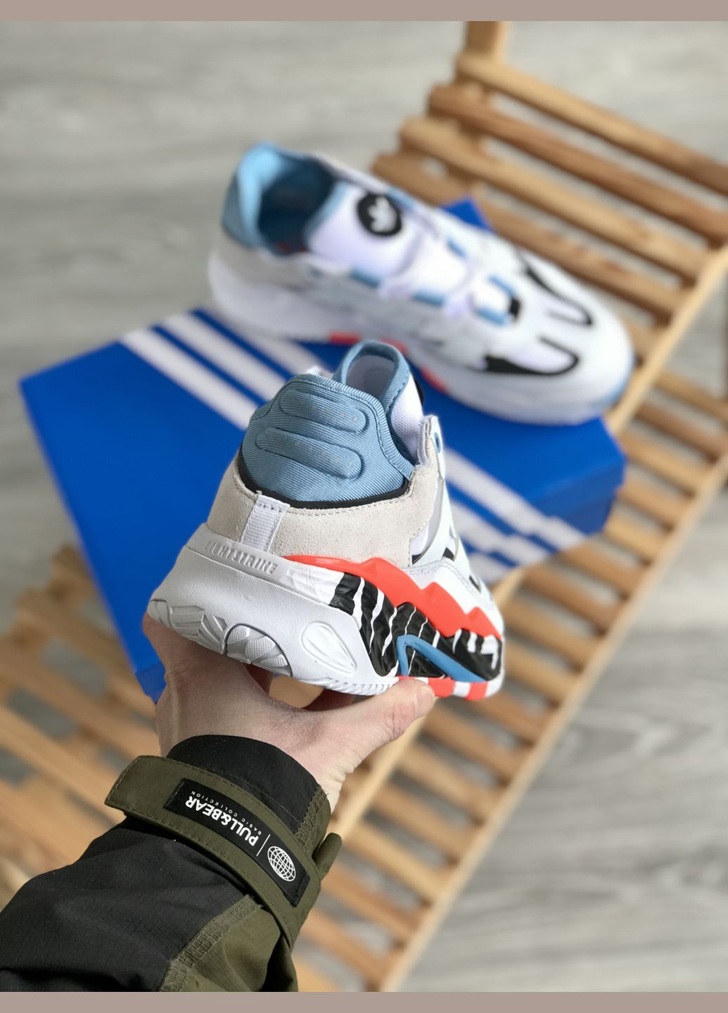 Білі Осінні кросівки чоловічі adidas niteball white | адідас найтбол білі No Brand