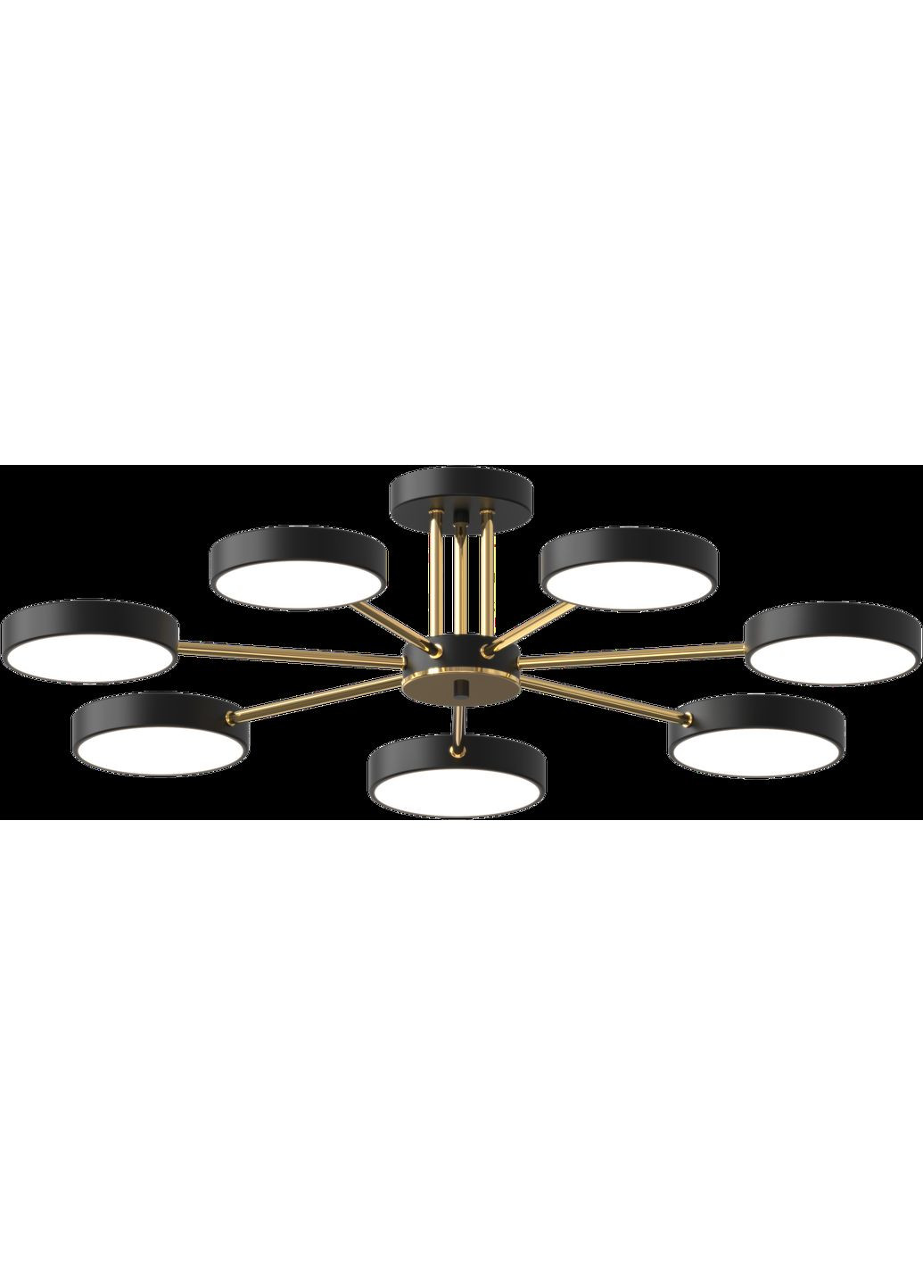 Люстра светодиодная акриловая B X13242/7 BK+FGD Sirius (292737707)