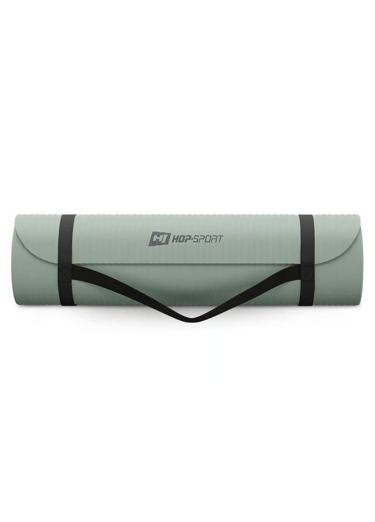 Коврик для йоги HS-NB010GM NBR 1см оливковый Hop-Sport (303127129)