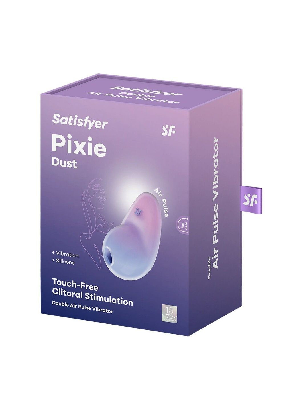 Вакуумный стимулятор Pixie Dust Violet/Pink Satisfyer (316253833)