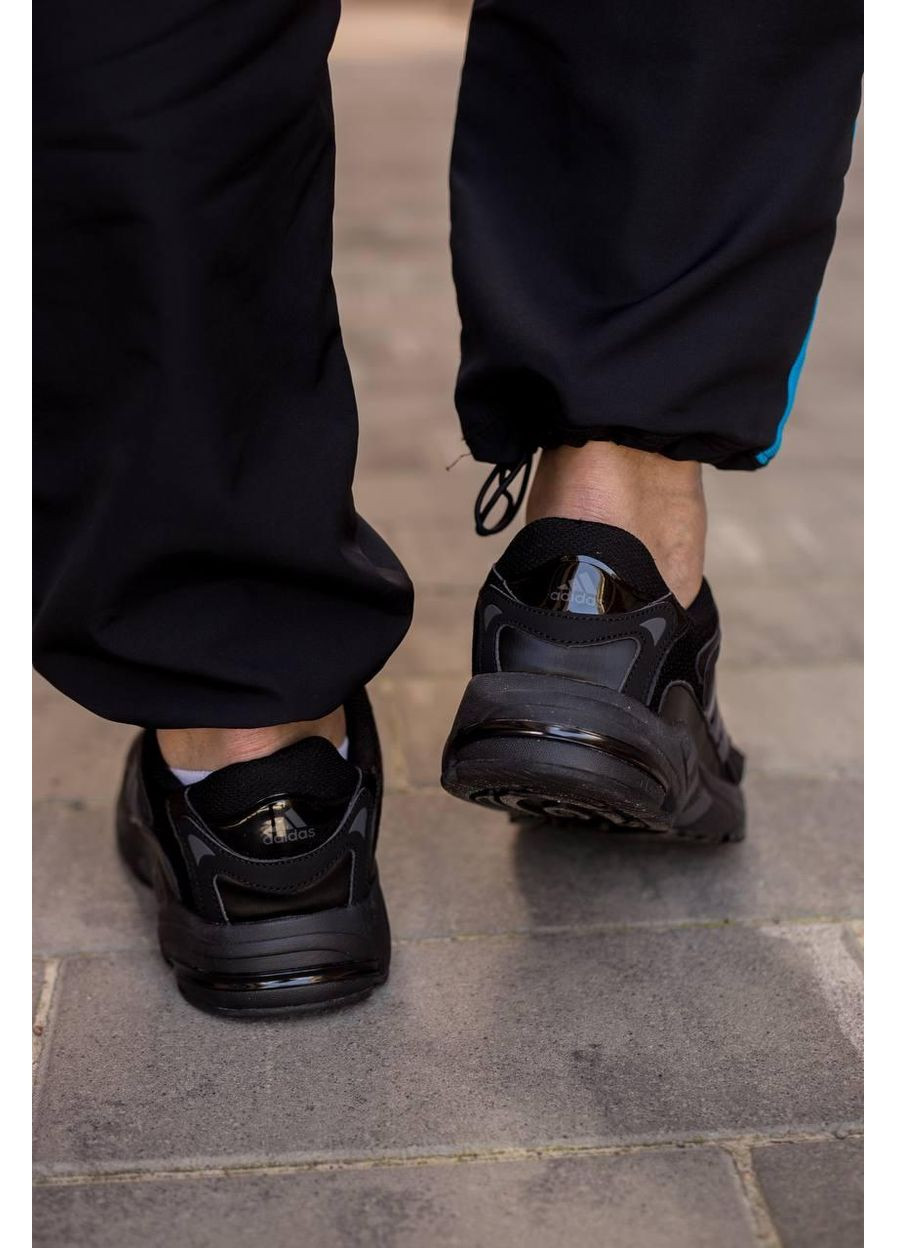 Чорні Осінні кросівки чоловічі adidas originals response cl black адідас No Brand