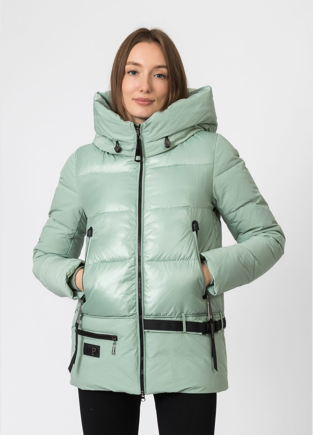 Бирюзовый зимний Пуховик Peercat