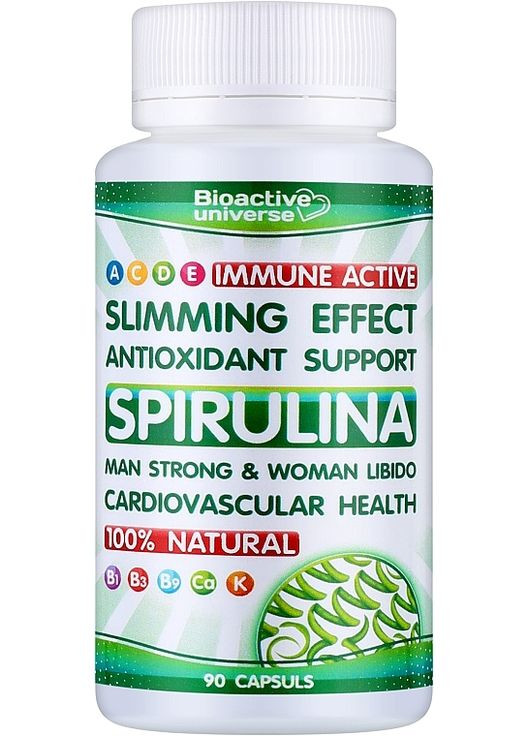 Биологически активная добавка "Спирулина" в капсулах 90шт (941368-31099037) Bioactive Universe (368645987)