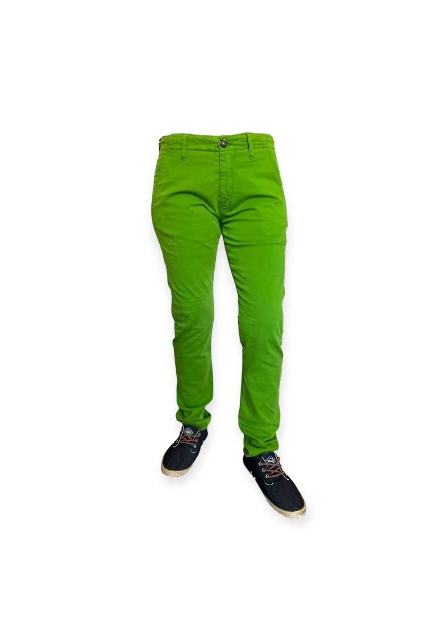 Зеленые демисезонные джинсы зеленый Reign