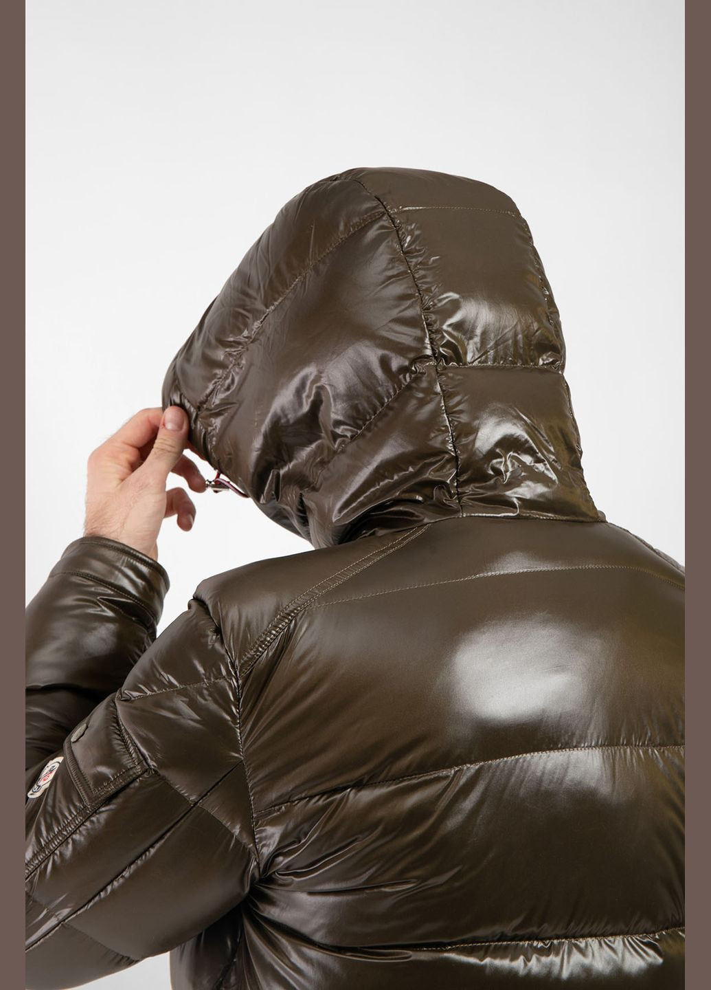 Оливкова (хакі) зимня куртка Moncler