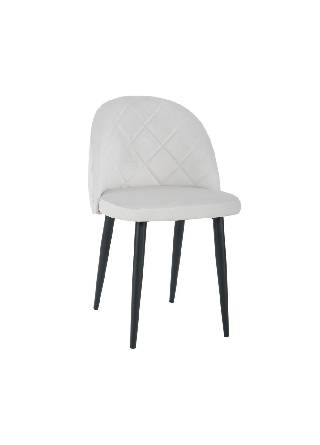 Стілець LULU чорний каркас/світло-сірий Intarsio (372178911)