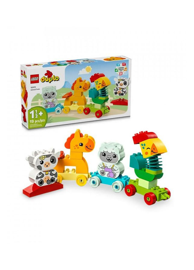 Конструктор Поезд животных цвет разноцветный ЦБ-00241941 Lego (282818349)