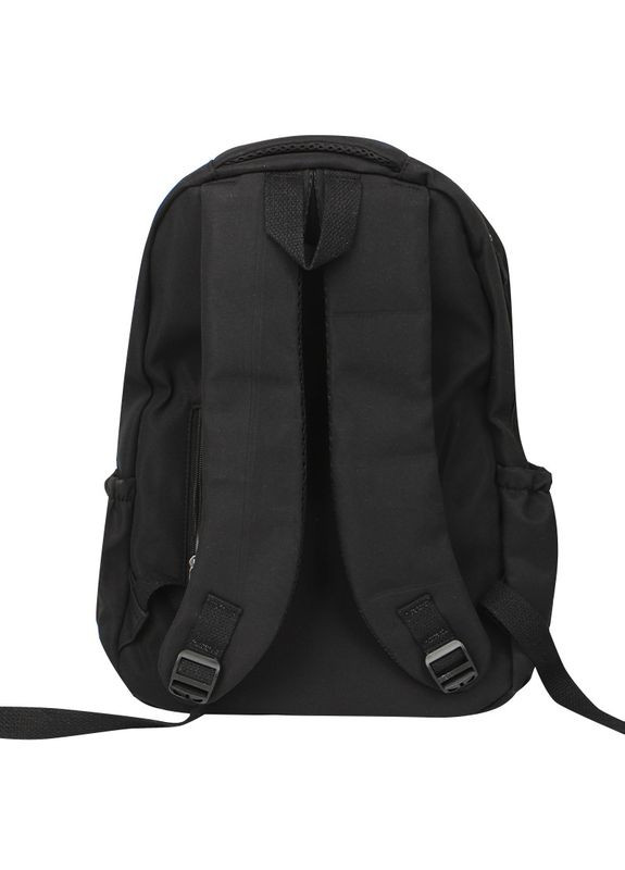 Рюкзак 633227 Black 20-35L з брелоком підлітковий чорний 19шт Lesko (352012698)