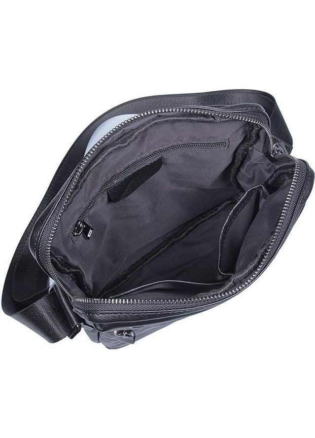 Сумка планшет через плечо мужская из натуральной кожи средняя Черный 36778 Vintage (354229879)