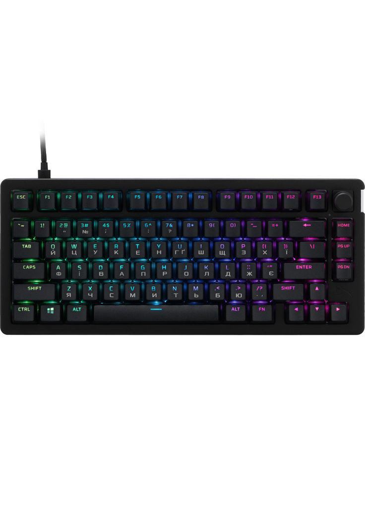 Клавиатура (m439910) HyperX Alloy Rise 75 PBT HX Red USB UA Black (369019952)