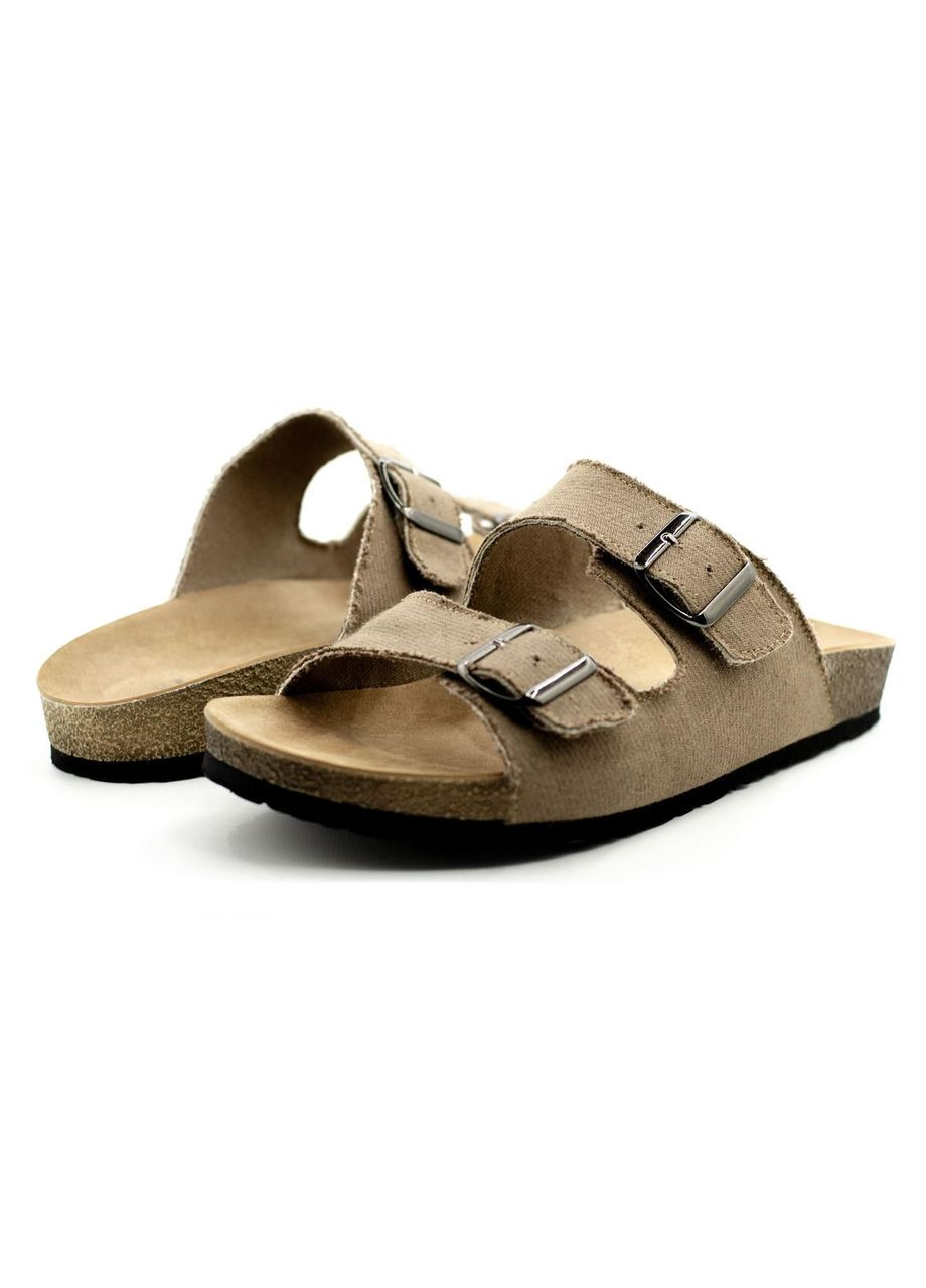 Коричневые шлепанцы конопляные yoga коричневые 43 Jo Hemp