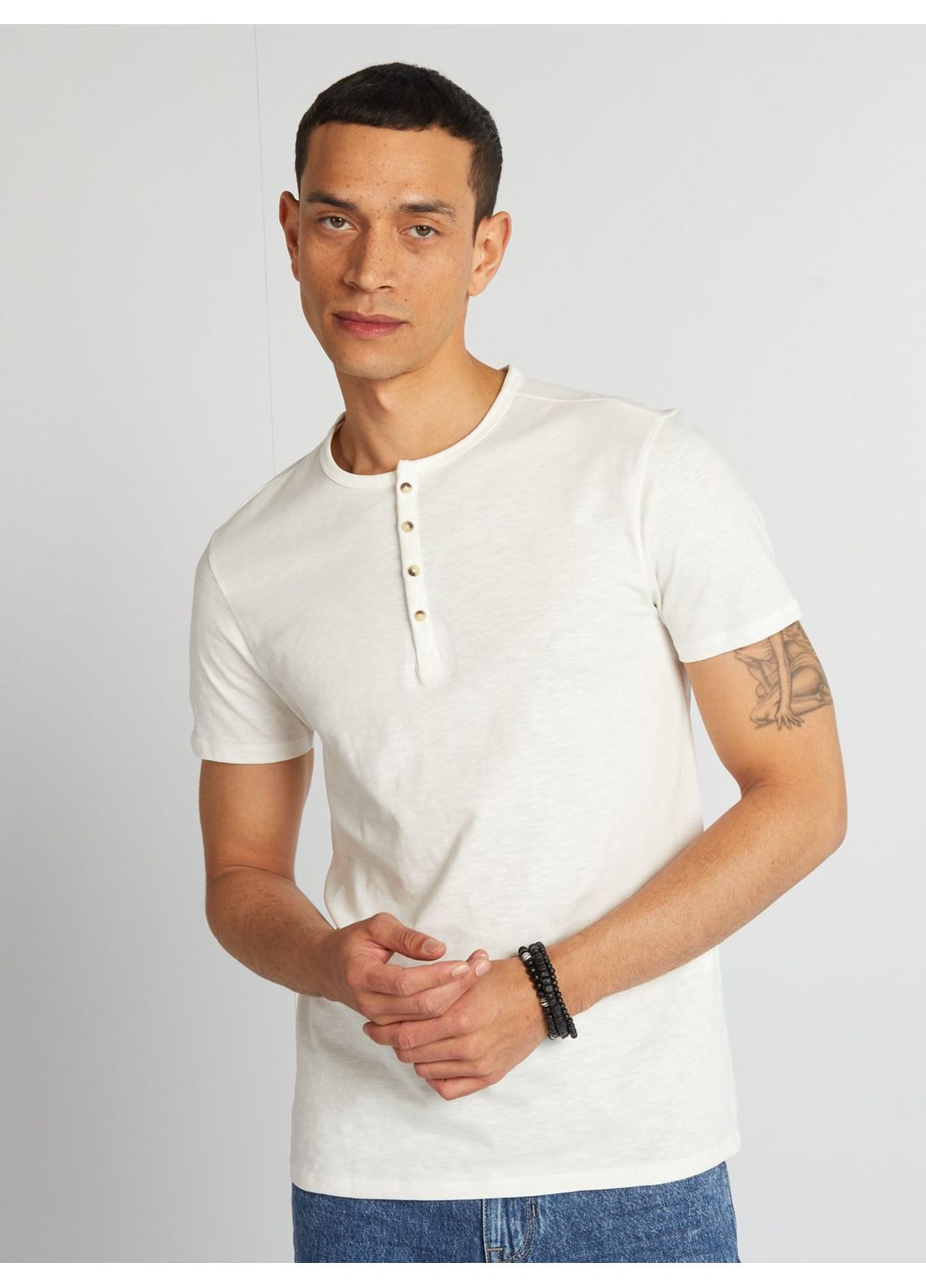 Молочна футболка,молочний, Kiabi