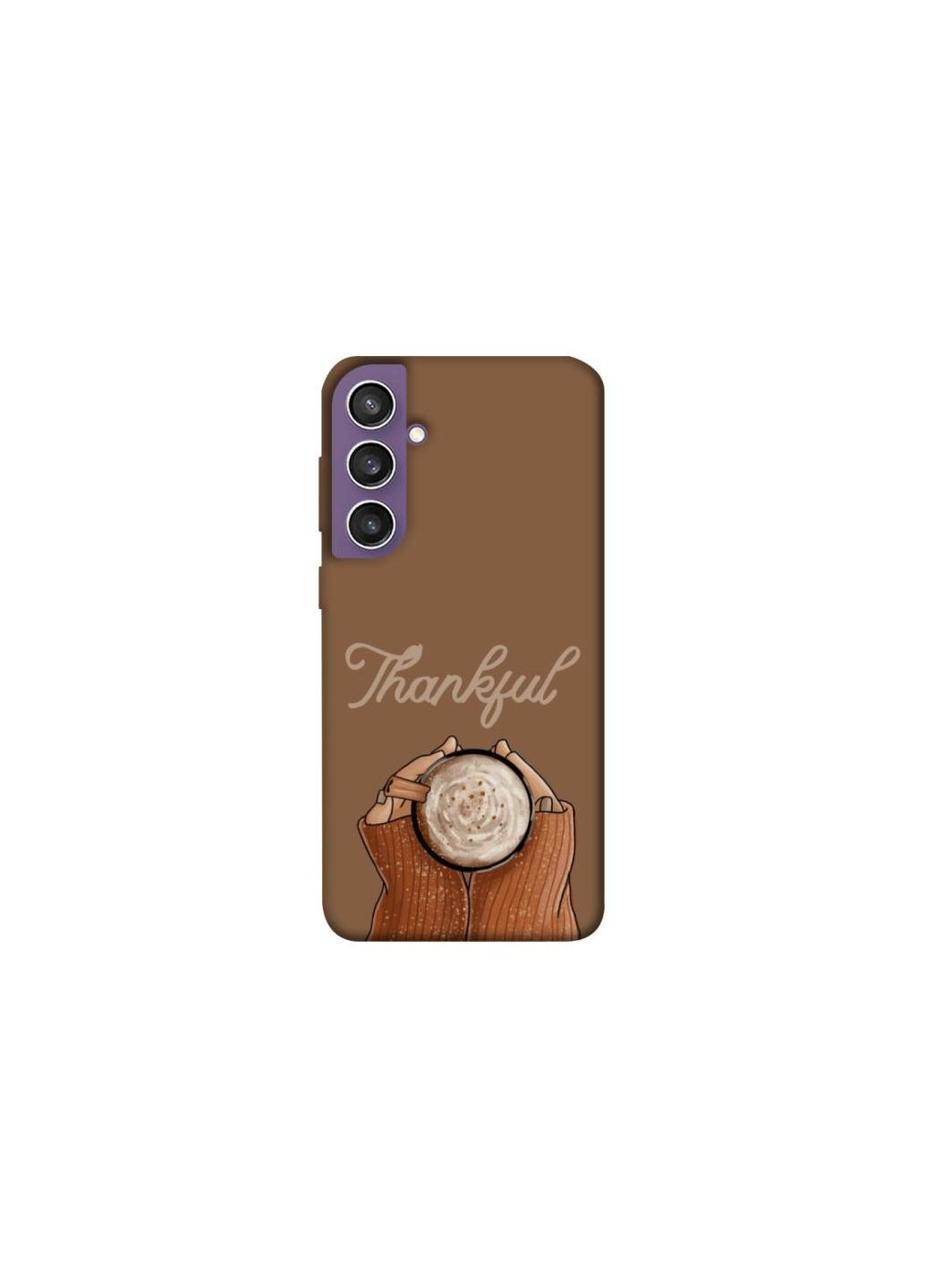 Чохол на Samsung Galaxy S23 FE Thankful coffee Frontalka (355322989)
