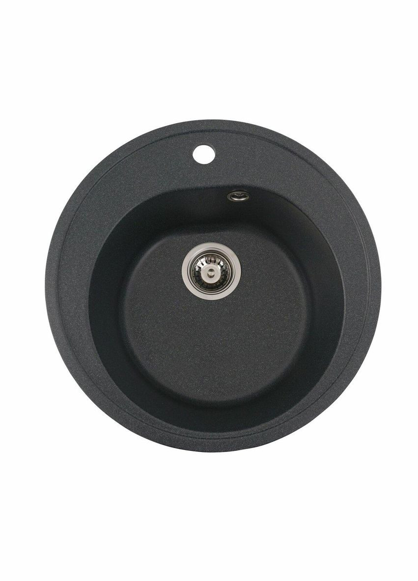 Гранитная мойка для кухни 510 LUNA матовая Антрацит Valeso (342069581)