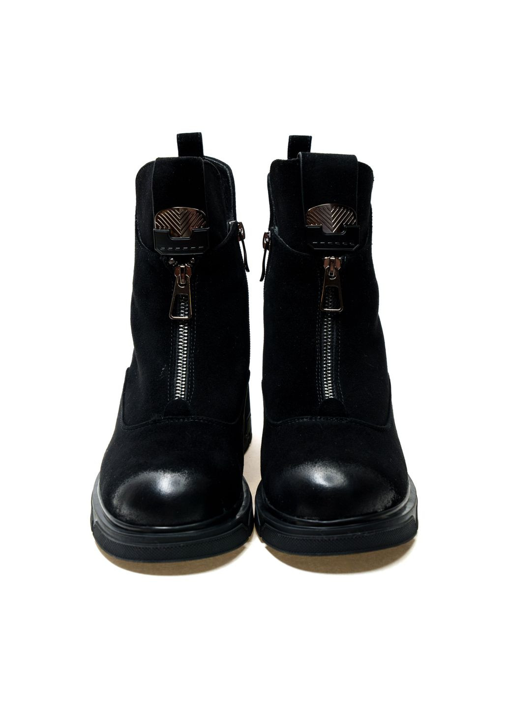 Зимние ботинки 01237 черные Lady Marcia из натуральной замши