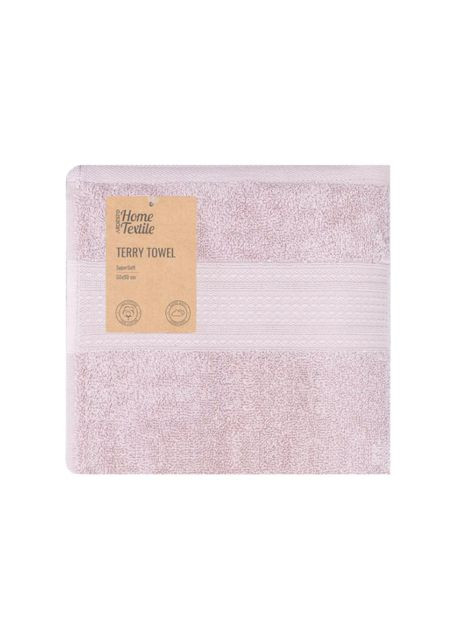 Рушник махровий SuperSoft 70х140см, 100% бавовна, рожевий ART2270SCP Ardesto комбінований