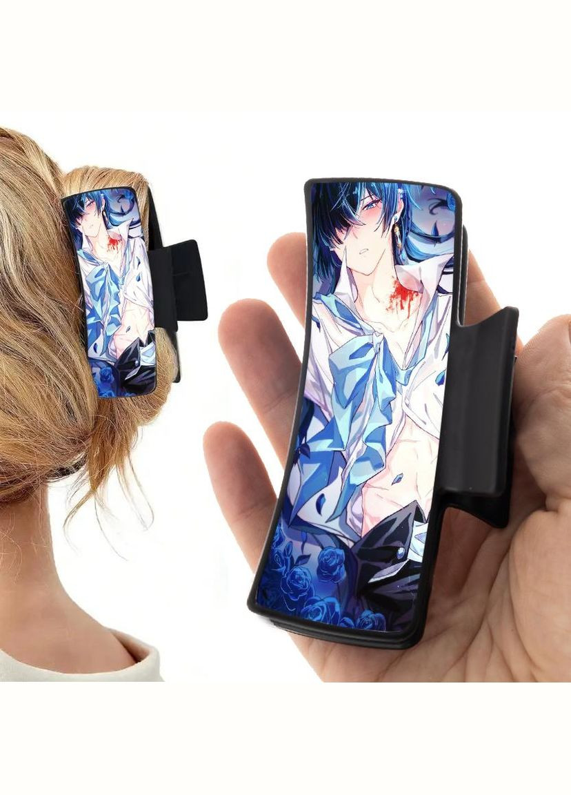 Заколка крабик для волос Аниме Мемуары Ванитаса #0005 черный No Brand (315631381)