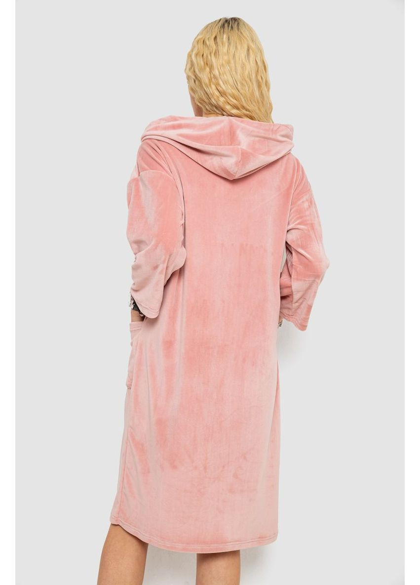 Халат женский велюровый на молнии Sport Line (361149104)