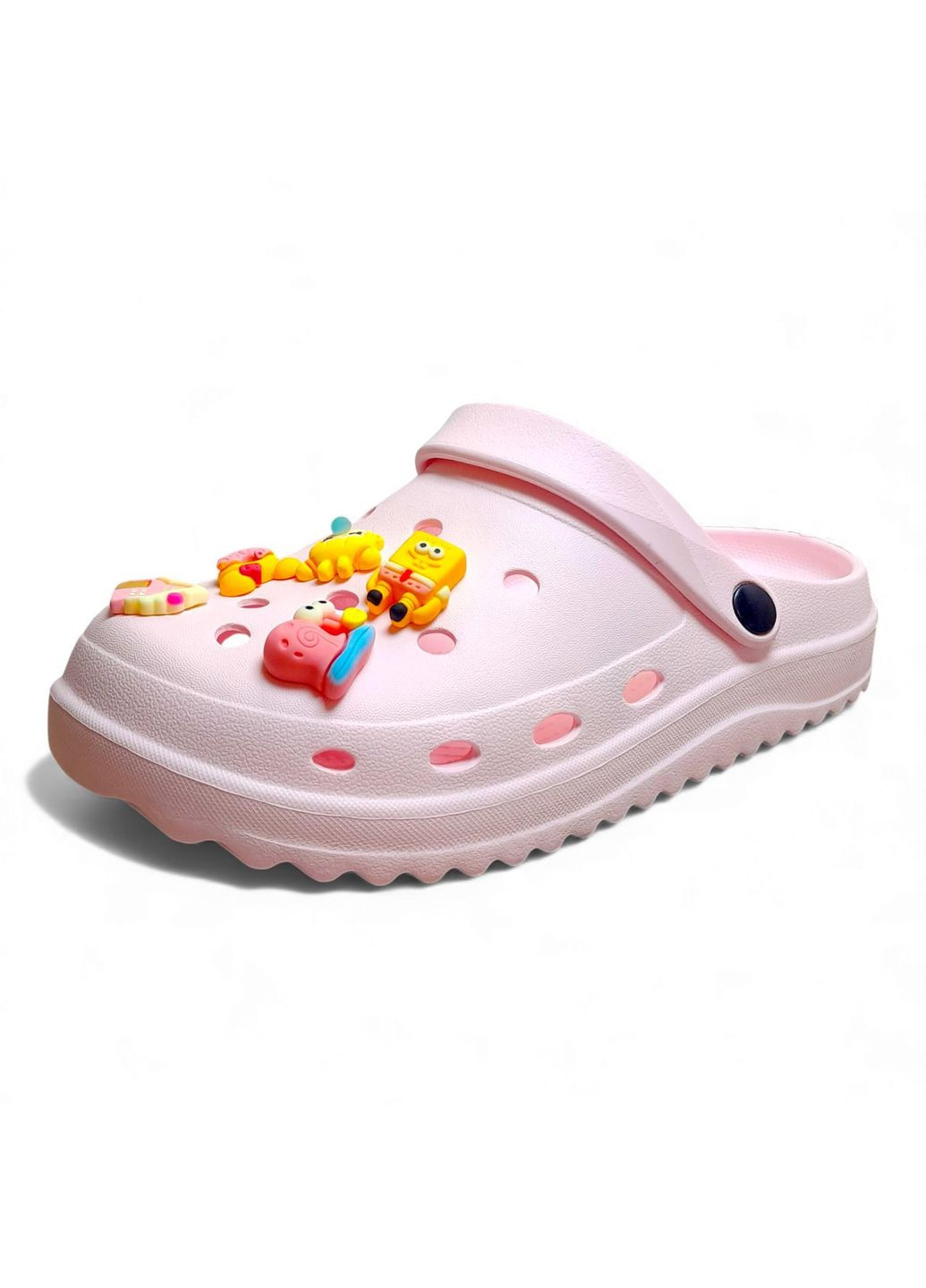 Розовые женские кроксы luckline розового цвета размер (25,5 см) Luck Line