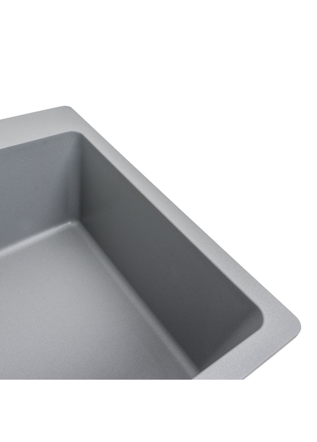 Гранитная мойка для кухни 7850 Bogema матовая (серый металлик) Valeso (358059629)