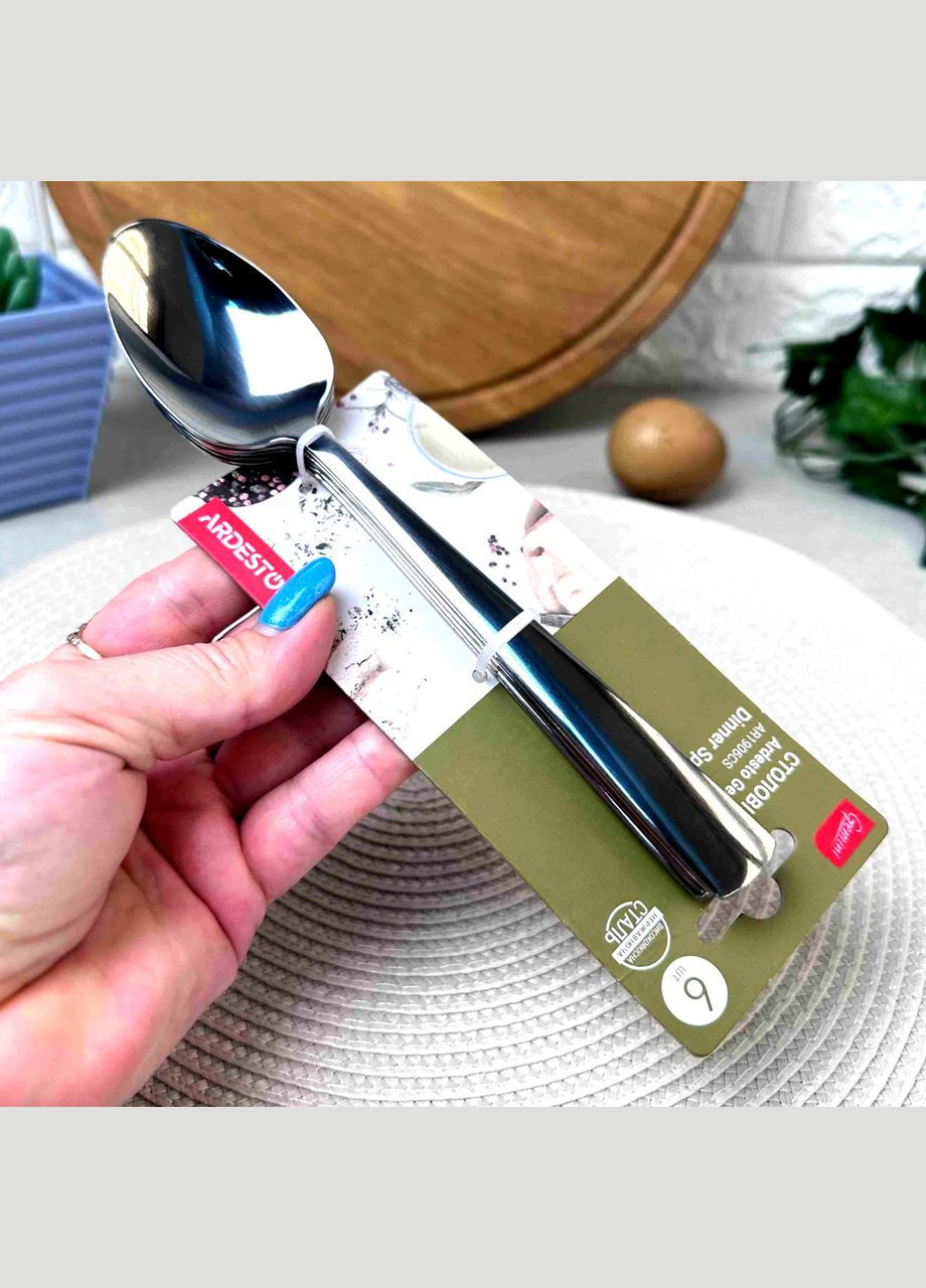 Набір столових ложок із квадратною ручкою Gemini Como AR1906CS Ardesto (303209908)