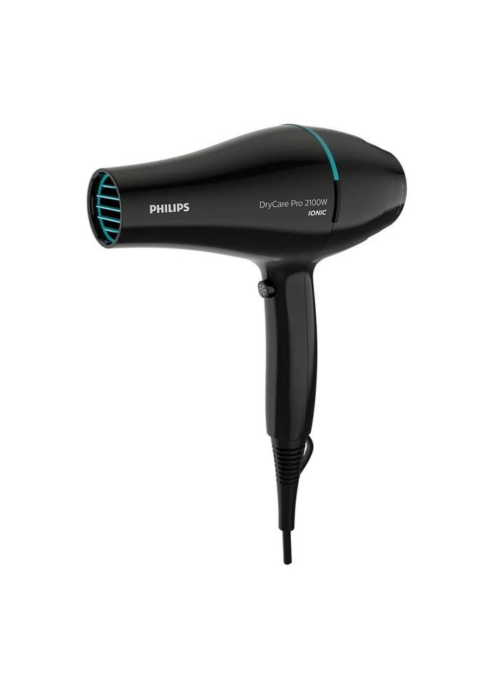 Фен DryCare, 2100Вт, 4 режима, ионизия, холл. обдув, черный Philips (314928467)