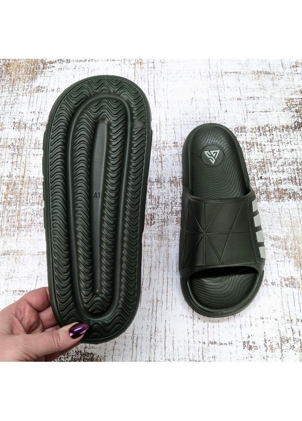 Шльопанці чоловічі сланці пінкові Gipanis (333802046)