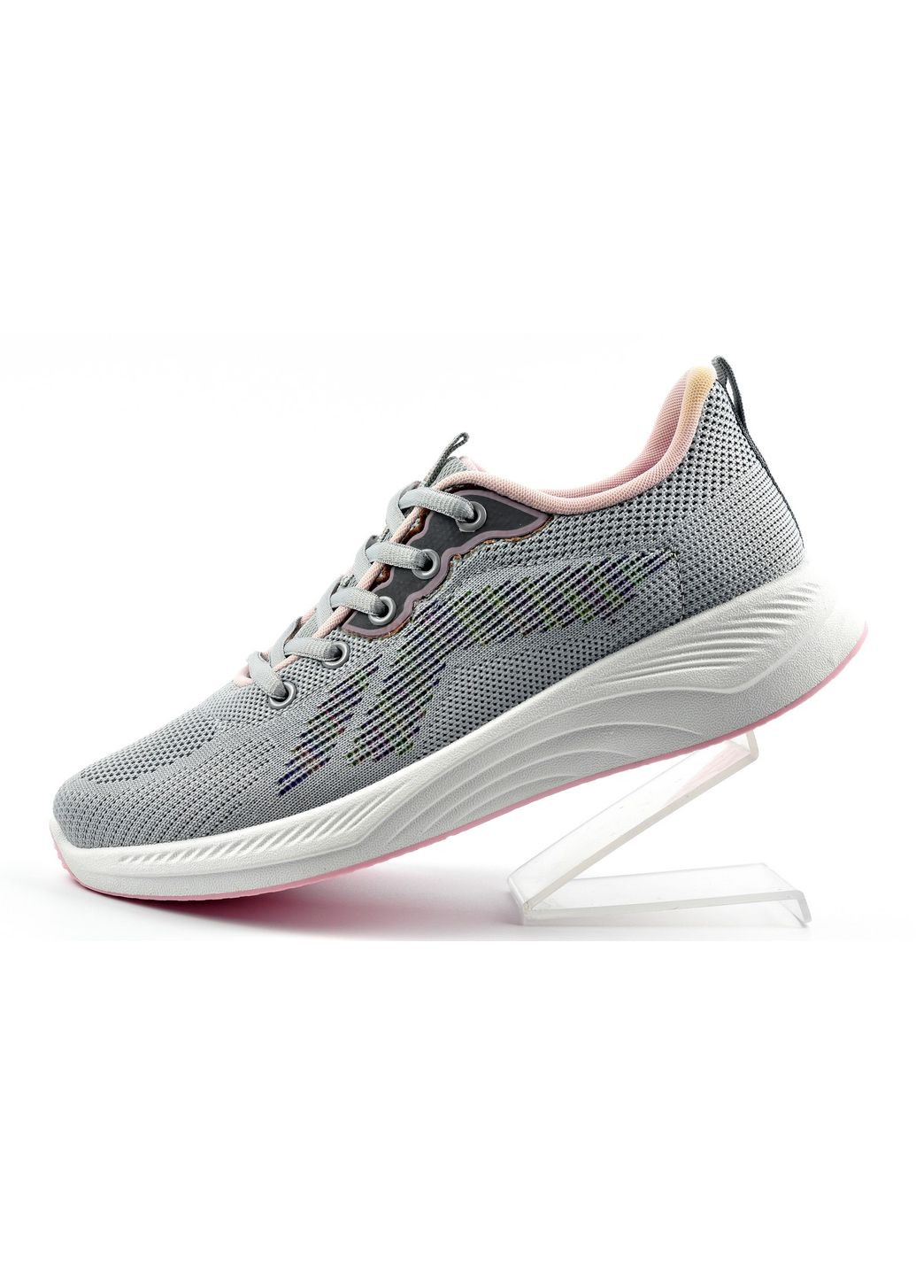 Летние женские кроссовки ALLSY серые лето (323158322)