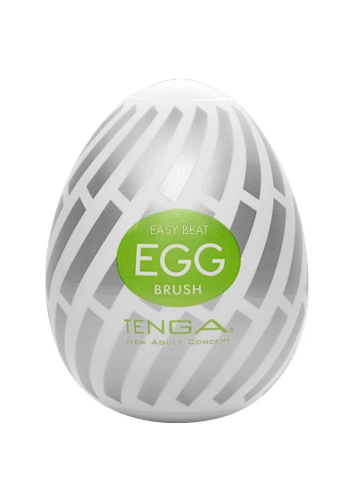 Мастурбатор-яйце Egg Brush з рельєфом у вигляді великої щетини Tenga (282710593)