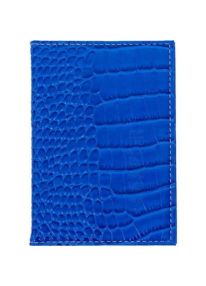 Обкладинка на паспорткнижку "Змія/Крокодил" ZS-039 Color-it (6973795230492) Синий Tascom (292709314)